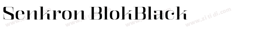 Senkron BlokBlack字体转换